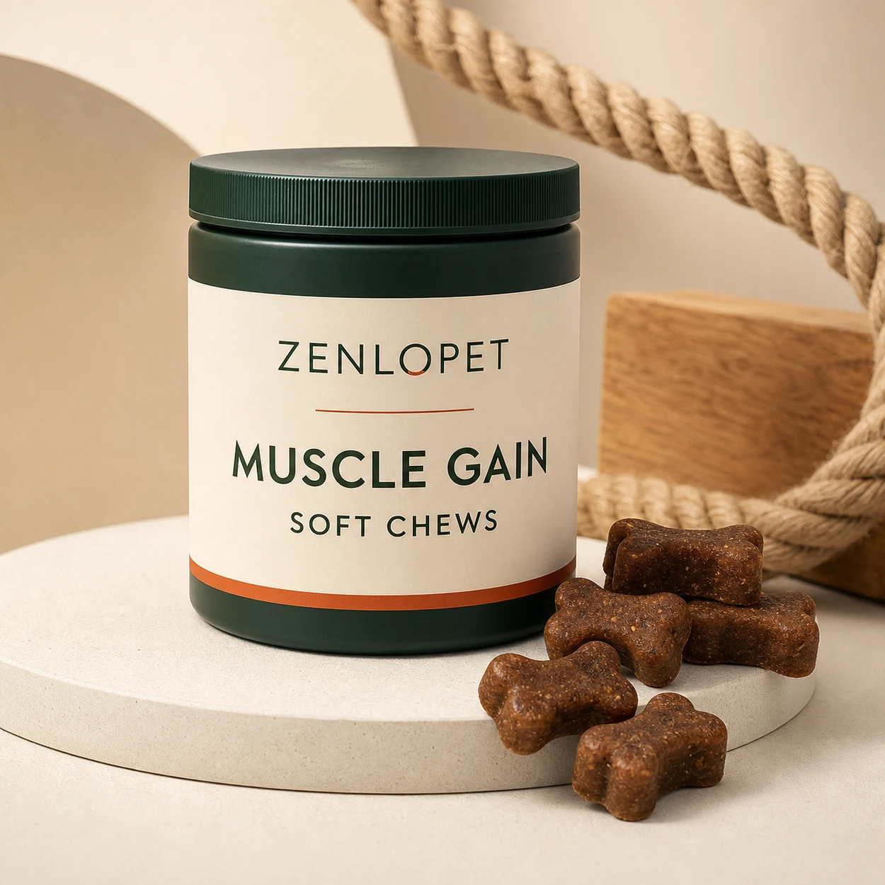 Muscle Gain Soft Chew private label concept