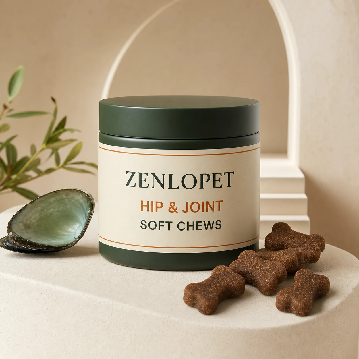 Hip & Joint Soft Chew OEM pet supplement concept