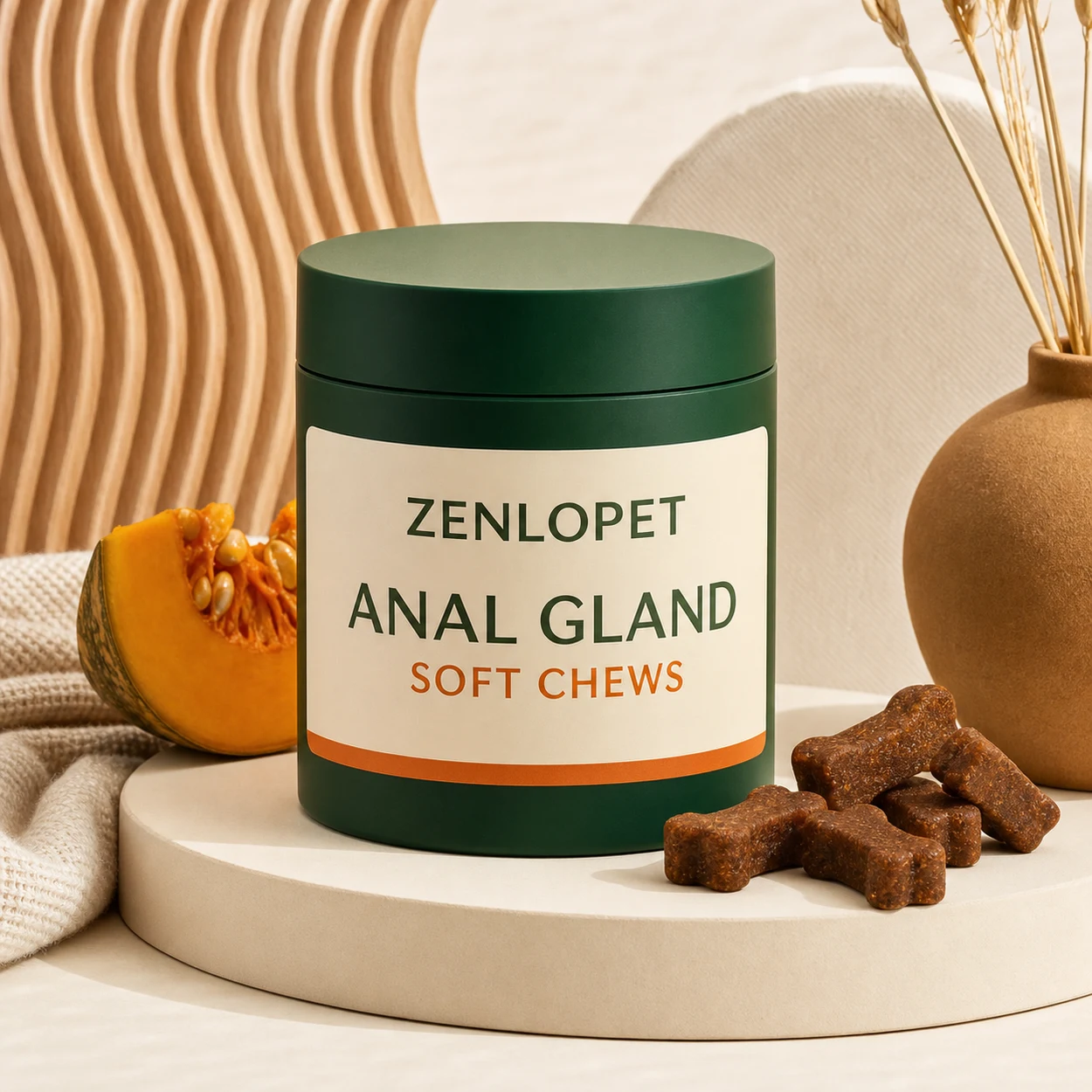 Anal Gland Soft Chew OEM pet supplement concept