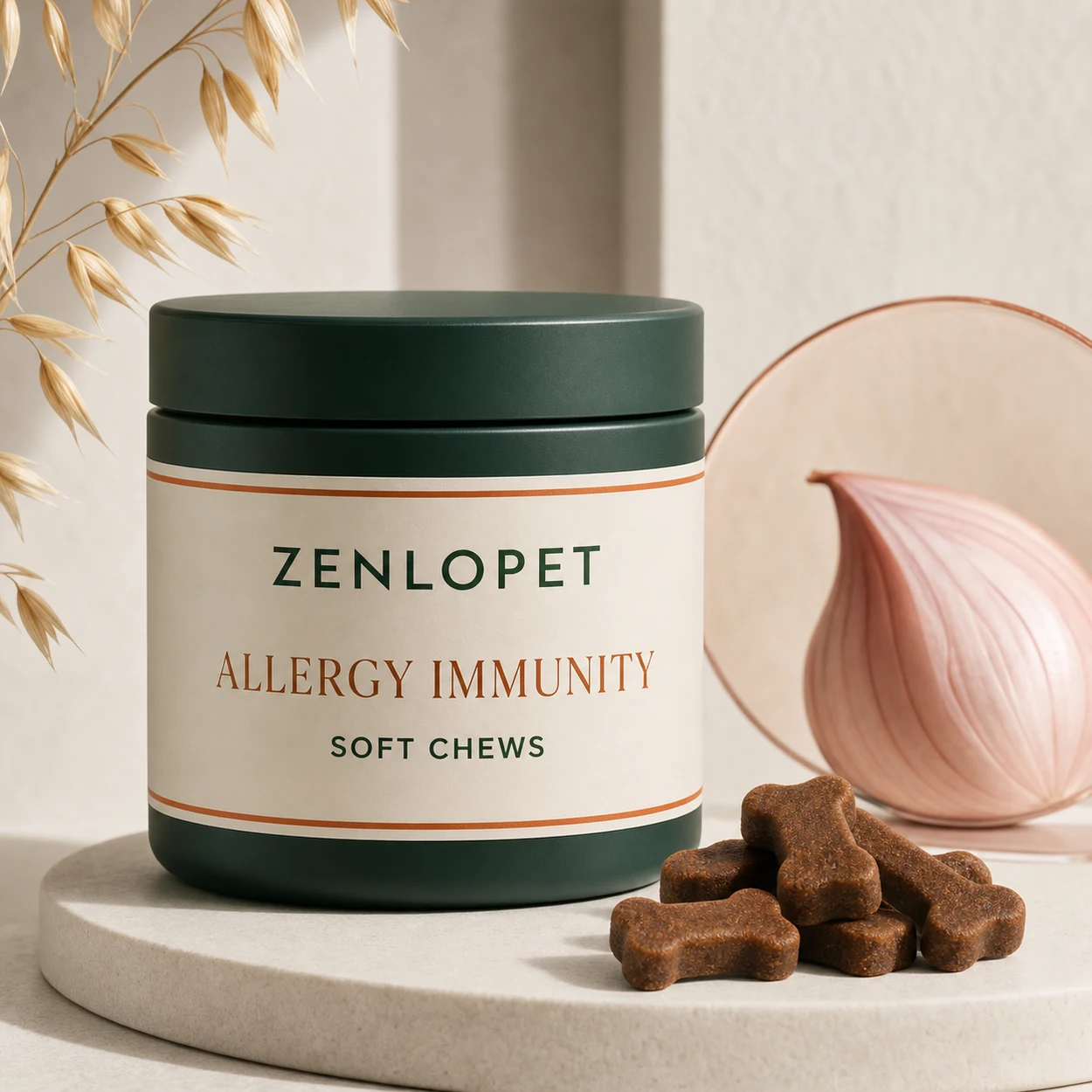 Allergy Immunity Soft Chew OEM pet supplement concept