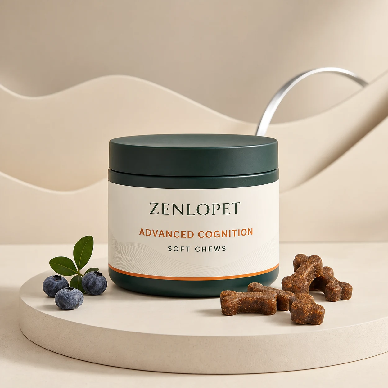 Advanced Cognition Soft Chew OEM pet supplement concept
