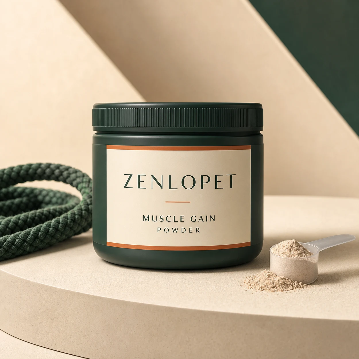 Muscle Gain Powder OEM pet supplement concept