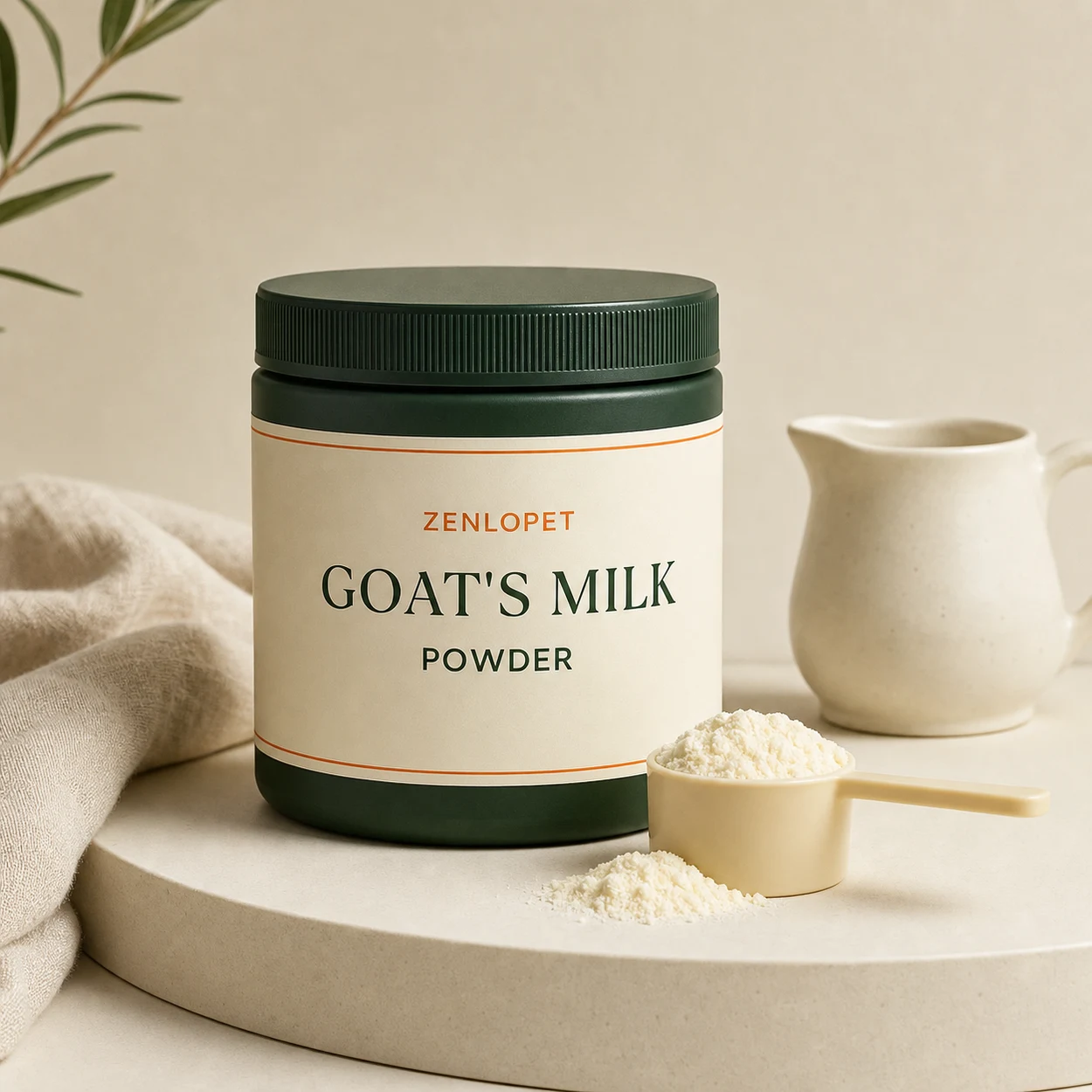 GOAT'S MILK Powder OEM pet supplement concept