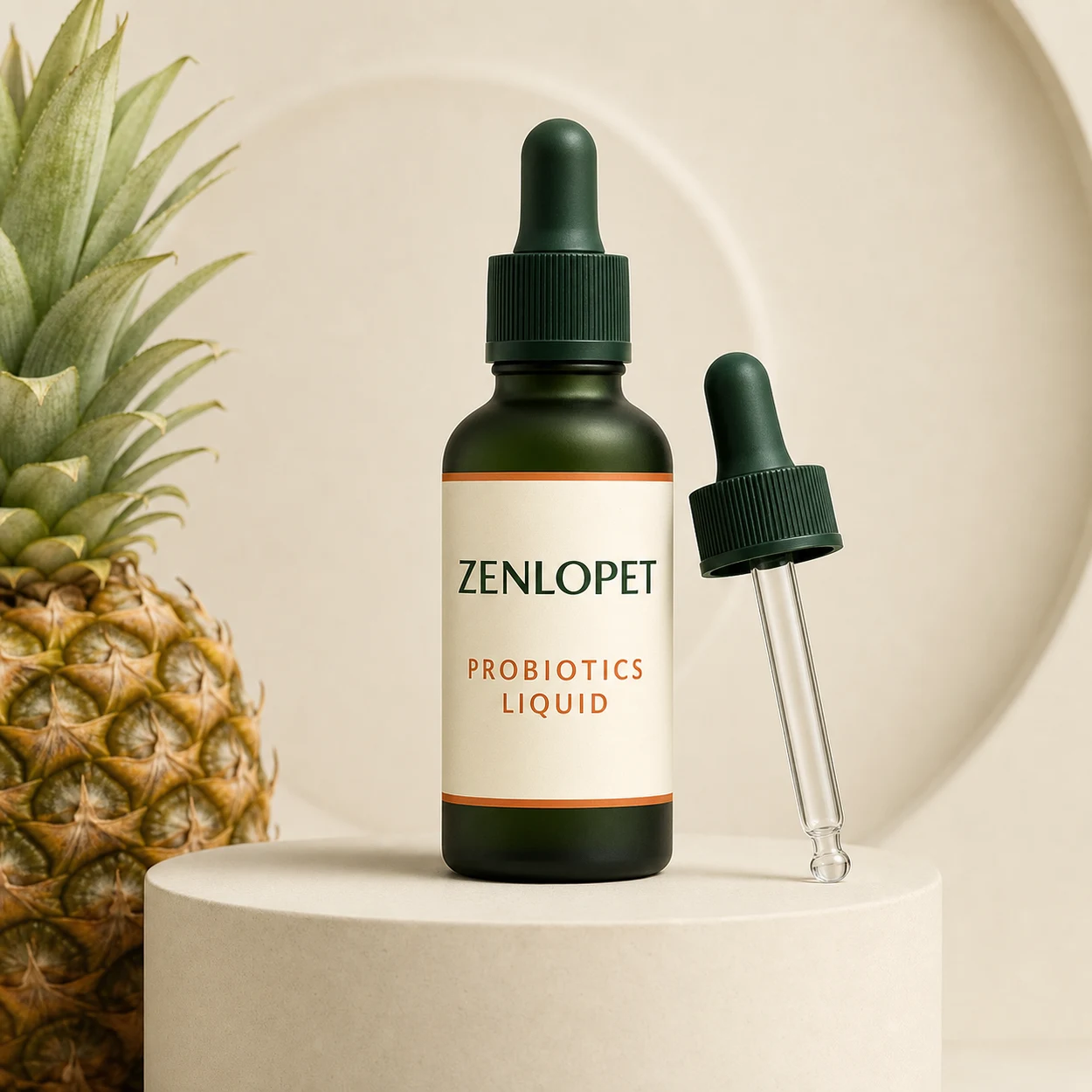Probiotics Liquid OEM pet supplement concept
