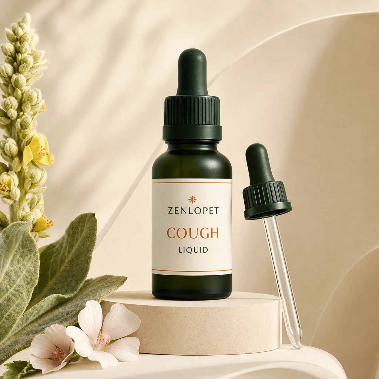 Cough Liquid OEM pet supplement concept