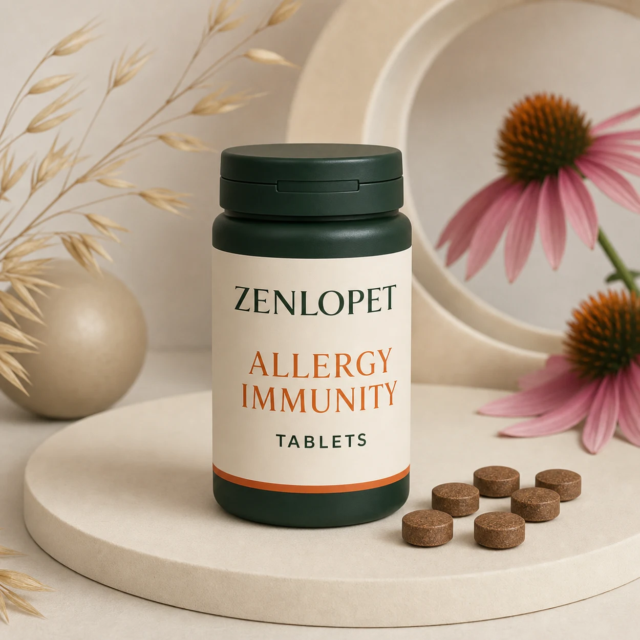 Allergy Immunity Tablet OEM pet supplement concept